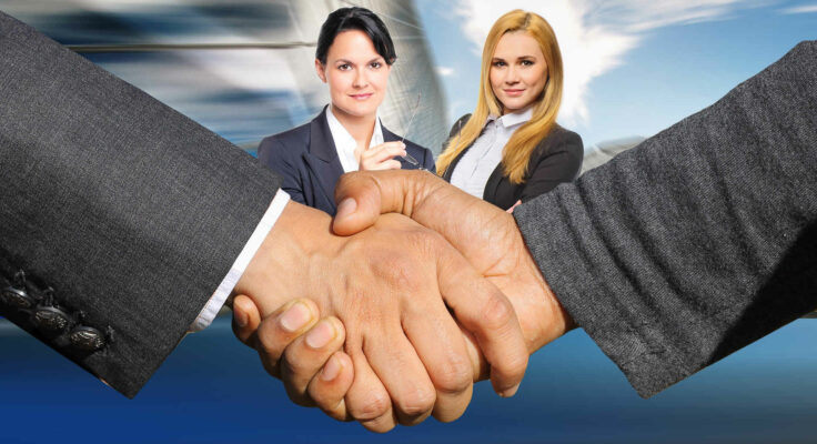 Una stretta di mano